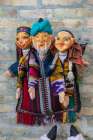 Bukhara, Uzbekistan, Central Asia. Traditional puppets at a theater in Bukhara. Art Print